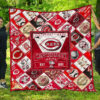 cincinnati reds 3d customized quilt blanket