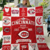 cincinnati reds quilt blanket 1