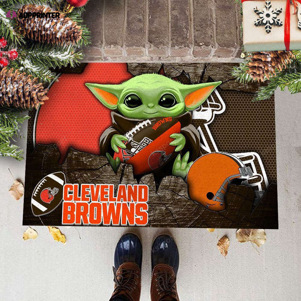 cleveland browns doormat best gift for home decor