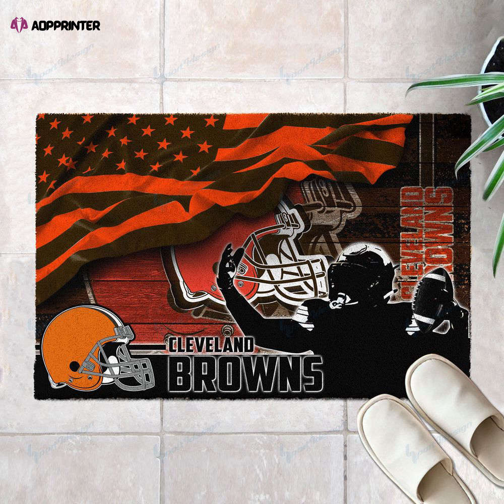 cleveland browns doormat best gift for home decoration 1 1