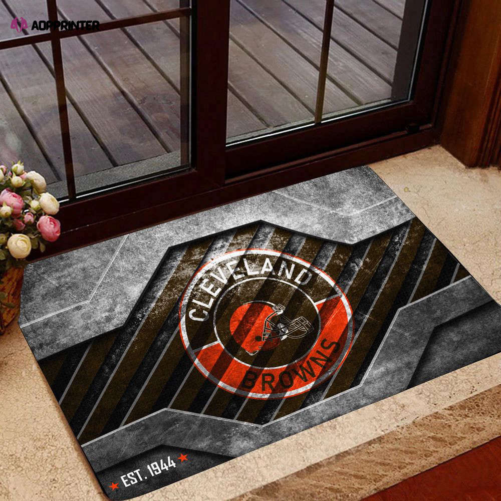 cleveland browns doormat gift for home decor