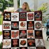 cleveland browns quilt blanket ha2510 fan made 0