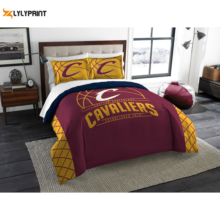 cleveland cavaliers duvet cover bedding set bd154