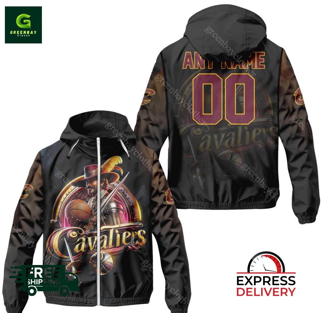 cleveland cavaliers nba personalized windbreaker jacket 1 9yYIE