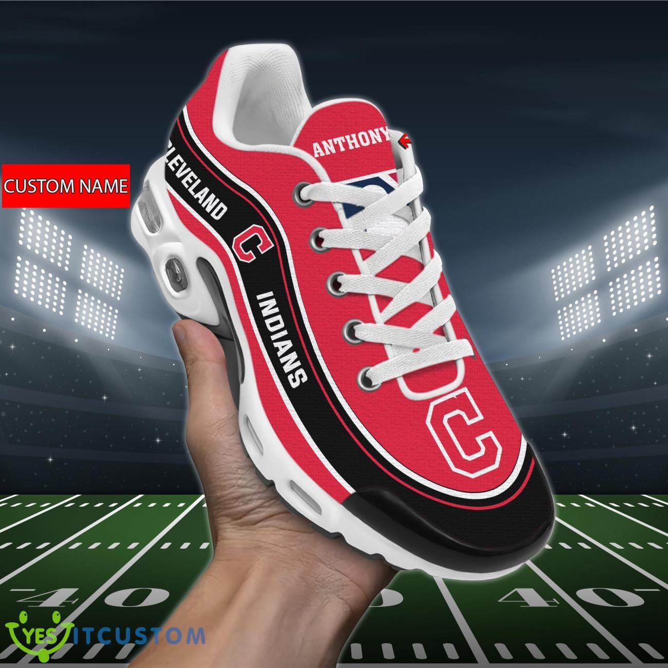 cleveland indians mlb air cushion sports shoes custom name for fans