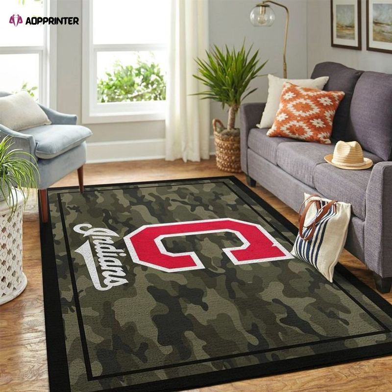 cleveland indians rug living room floor decor fan gifts 33