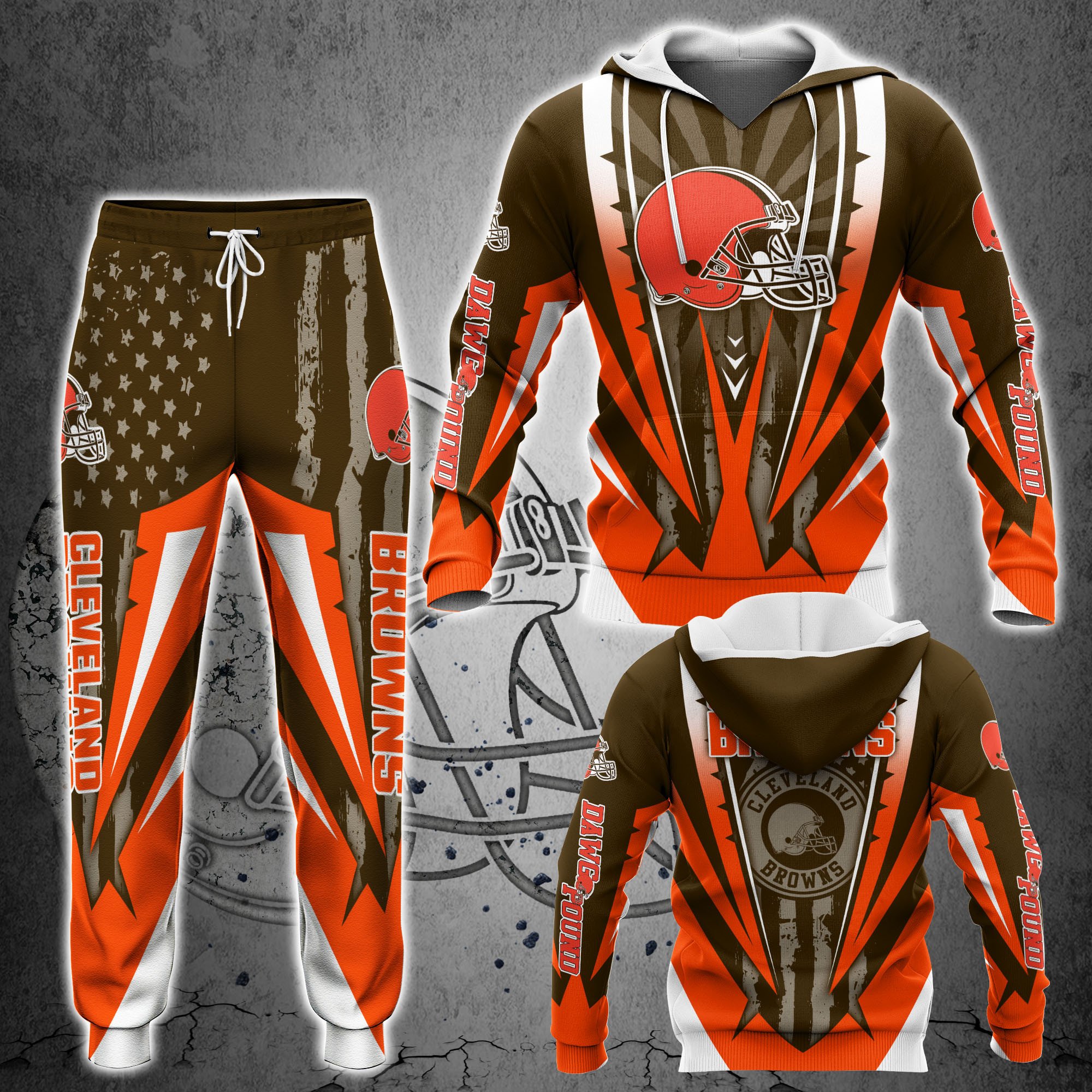cleveland browns nfl hoodie and jogger for sports enthusiasts na25472 mbkb0fpkeq