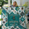 coastal carolina chanticleers 2 quilt blanket for fans home decor gift 3