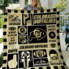 colorado buffaloes quilt blanket for fans home decor gift