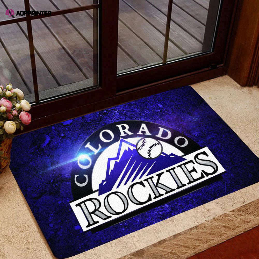 colorado rockies doormat best gift for home decor