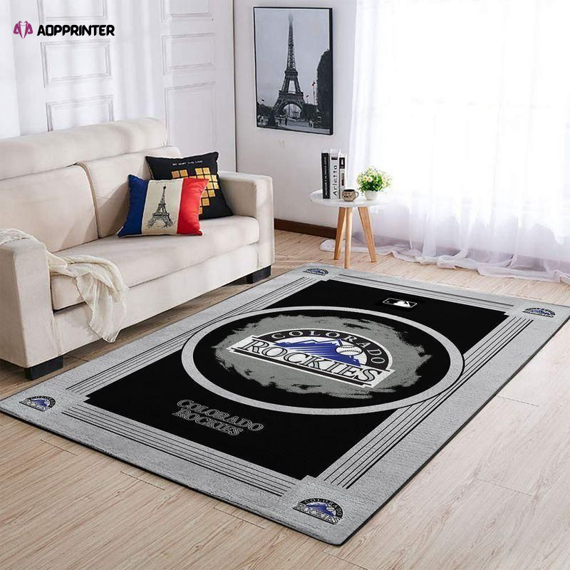 colorado rockies rug living room floor decor fan gifts 57