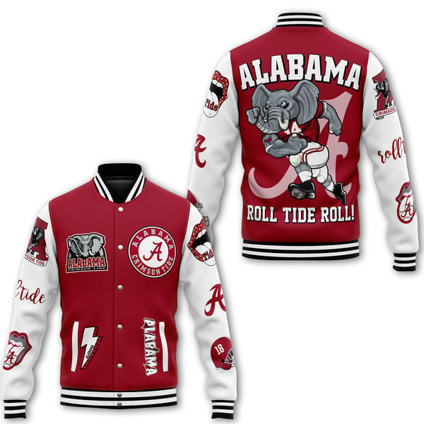 comfimerch alabama crimson tide ncaa new bomber baseball jacket for fan 0fhvk