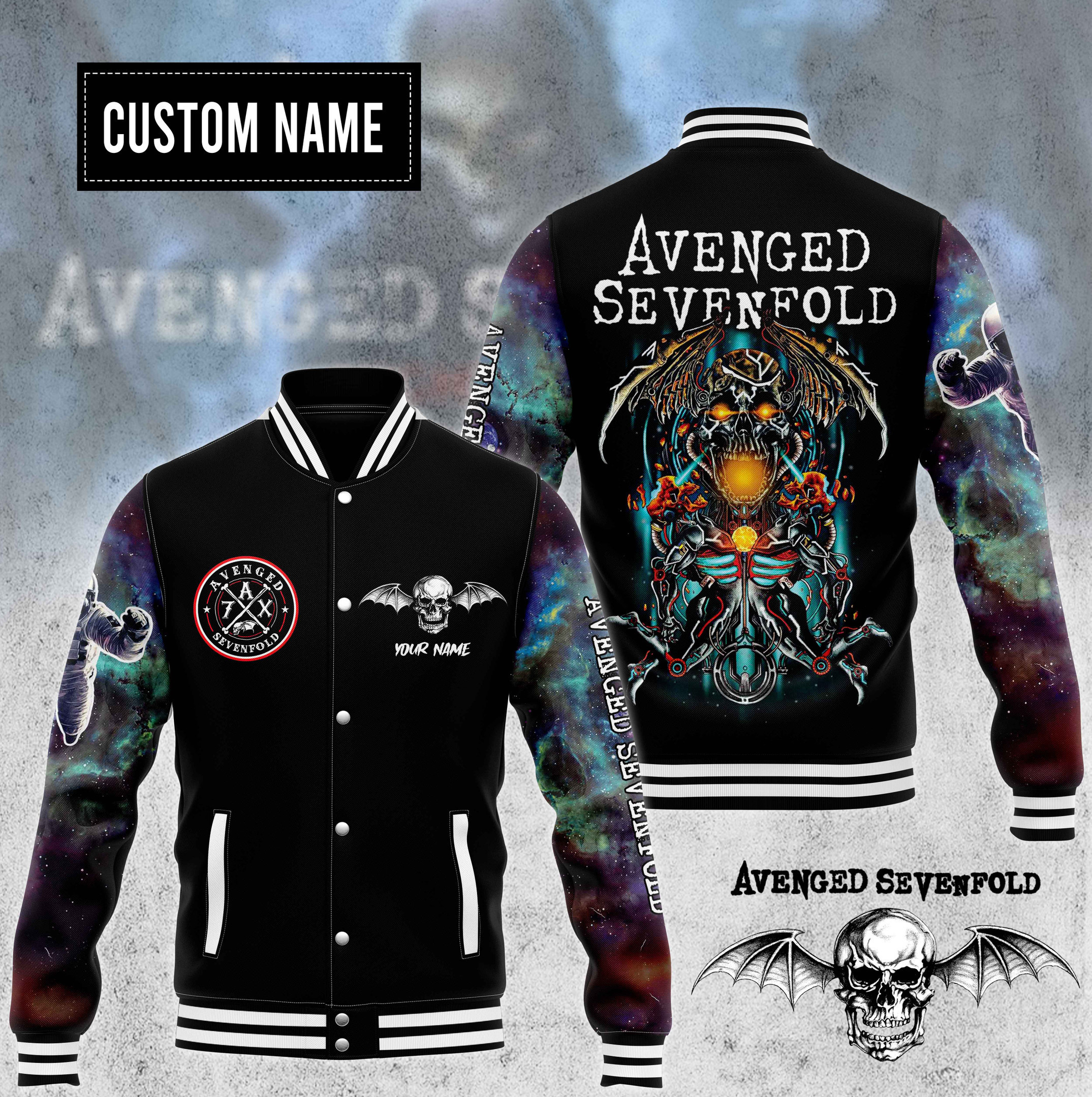 comfimerch avenged sevenfold new bomber baseball jacket for fan re32l