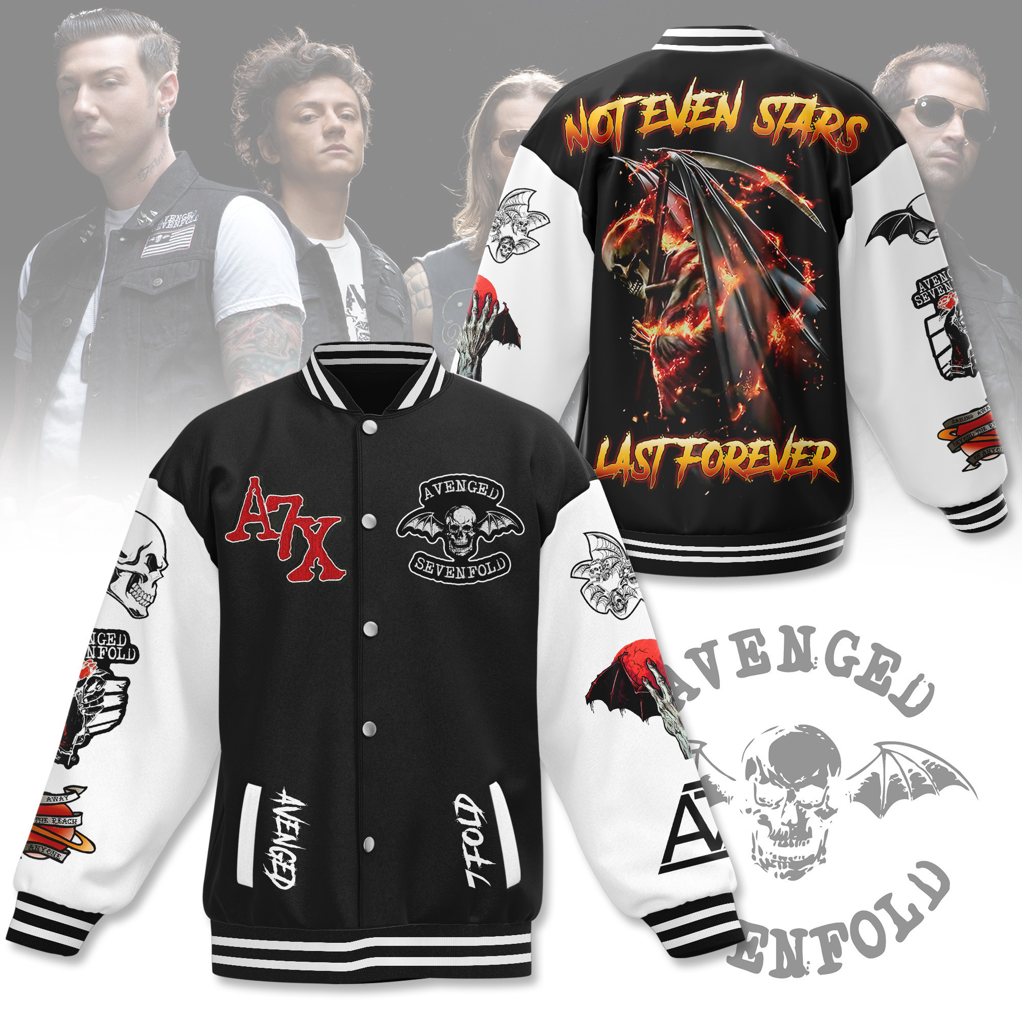 comfimerch avenged sevenfold new bomber baseball jacket for fan ygpi4