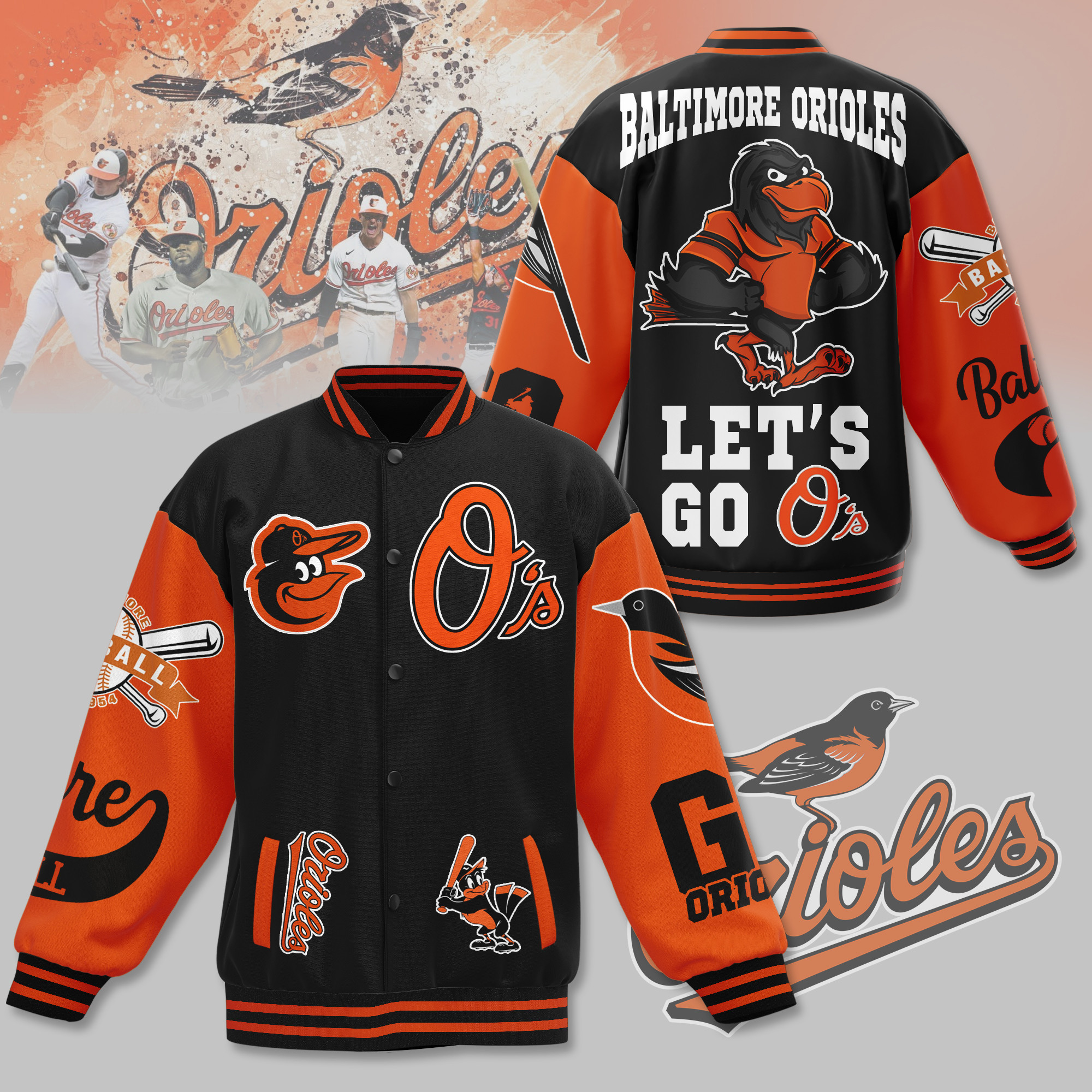 comfimerch baltimore orioles mlb new bomber baseball jacket for fan ipdjm