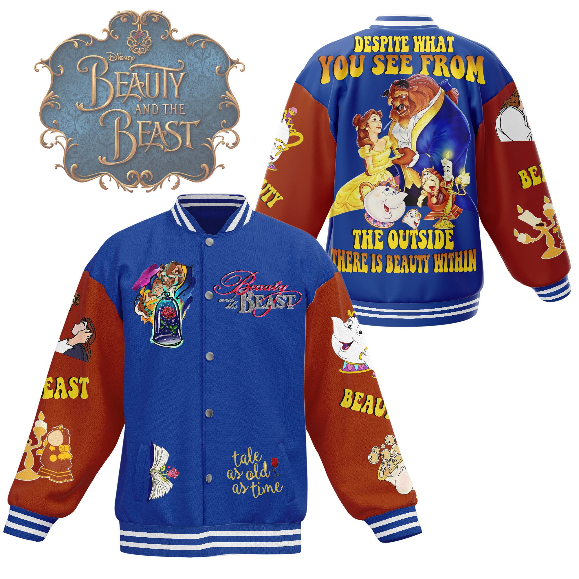 comfimerch beauty and the beat new bomber baseball jacket for fan obh5e