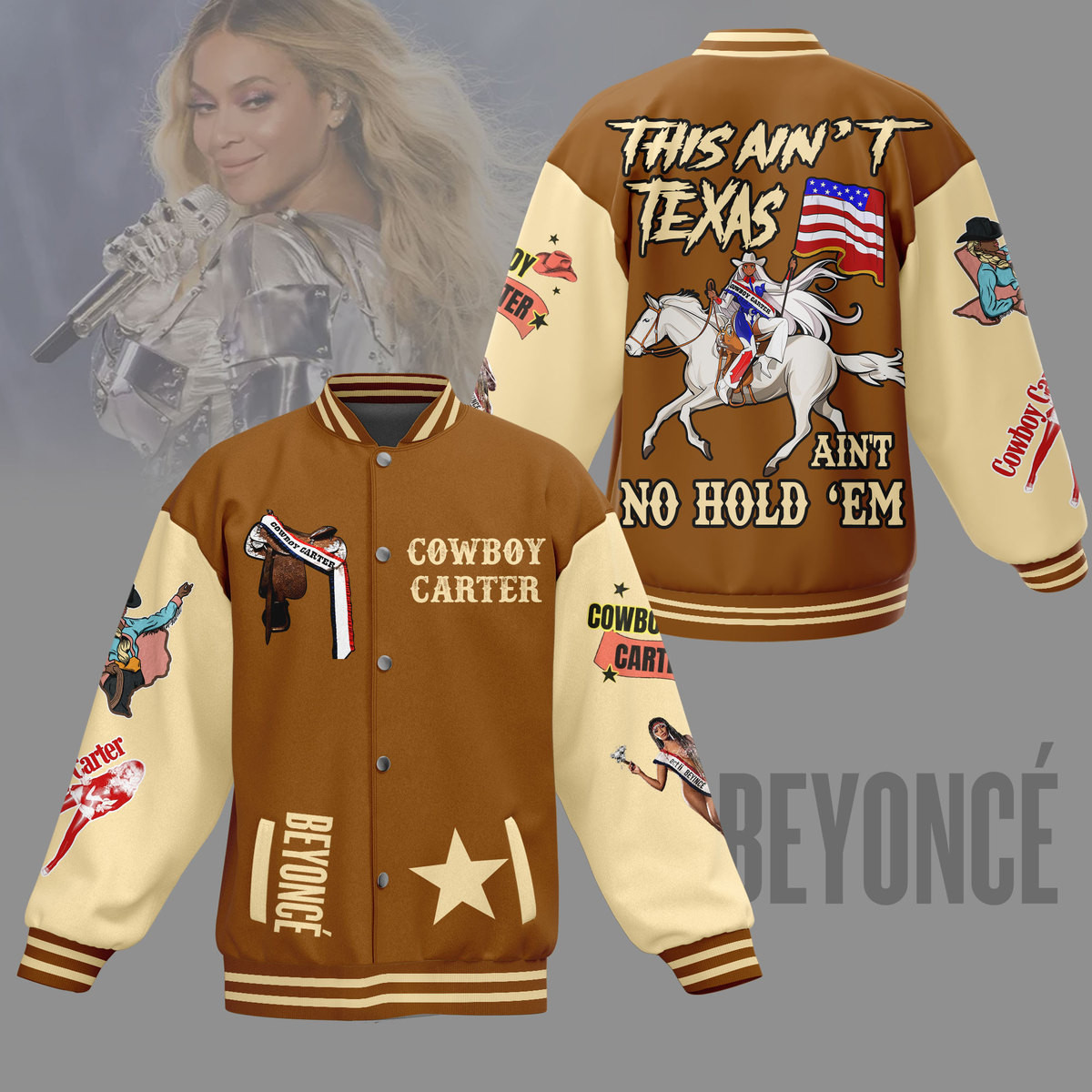 comfimerch beyonce new bomber baseball jacket for fan jllqx