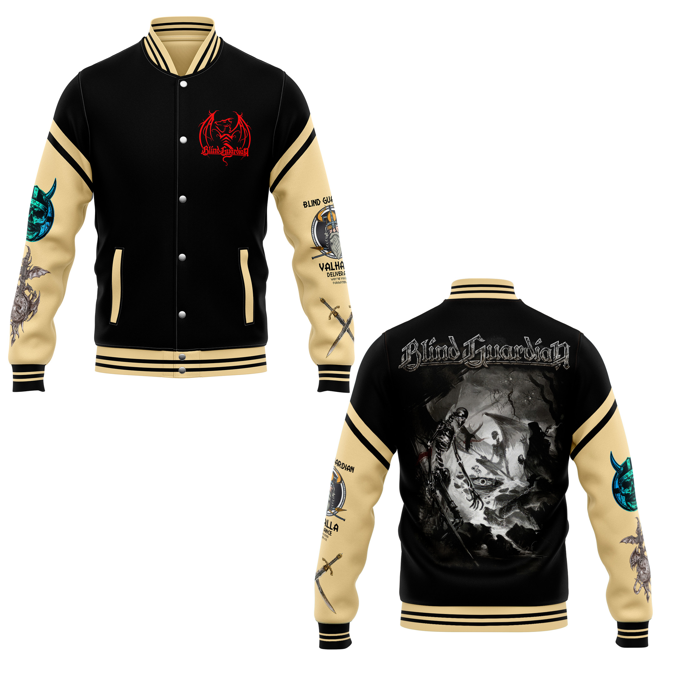 comfimerch blind guardian new bomber baseball jacket for fan tnsph