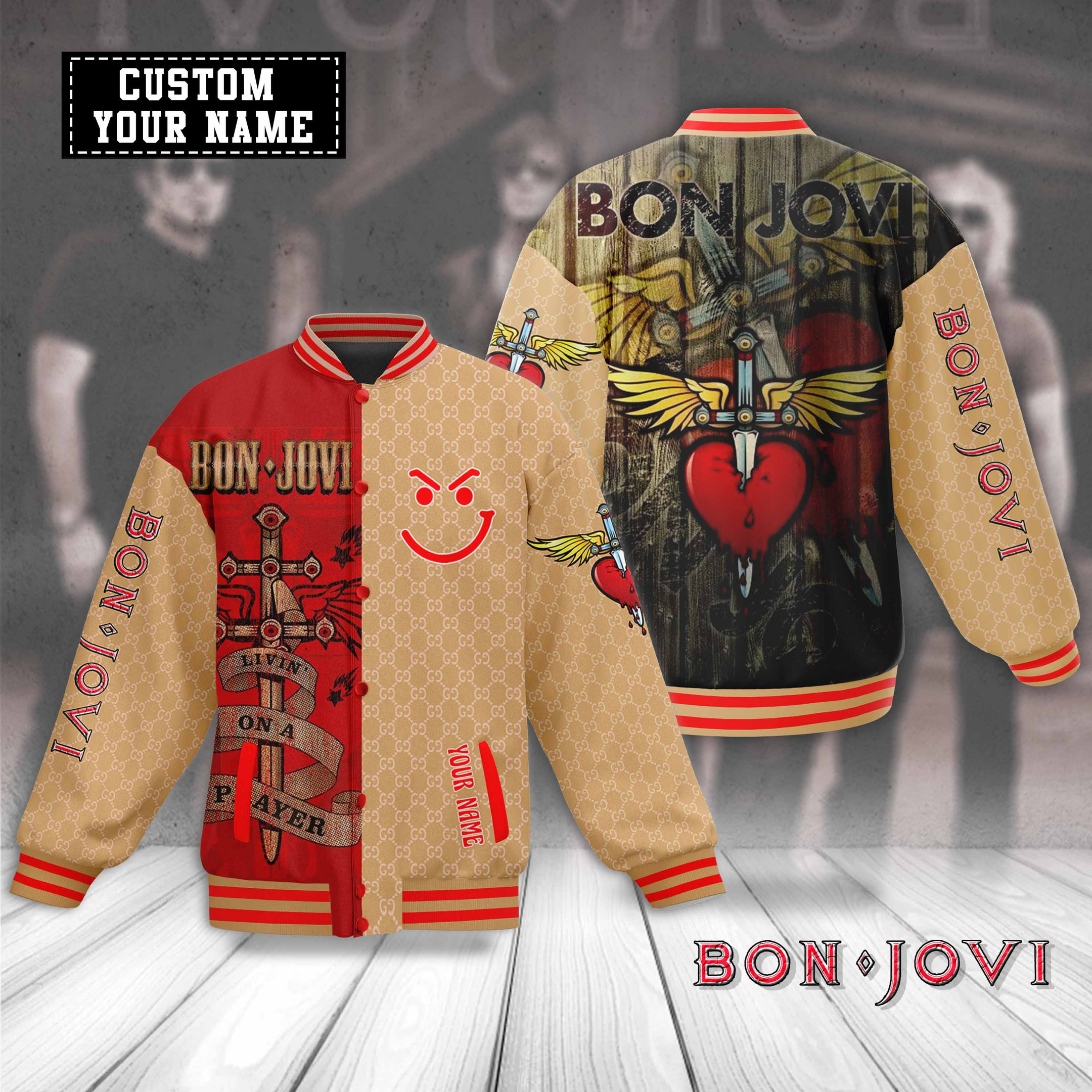 comfimerch bon jovi new bomber baseball jacket for fan suzn9