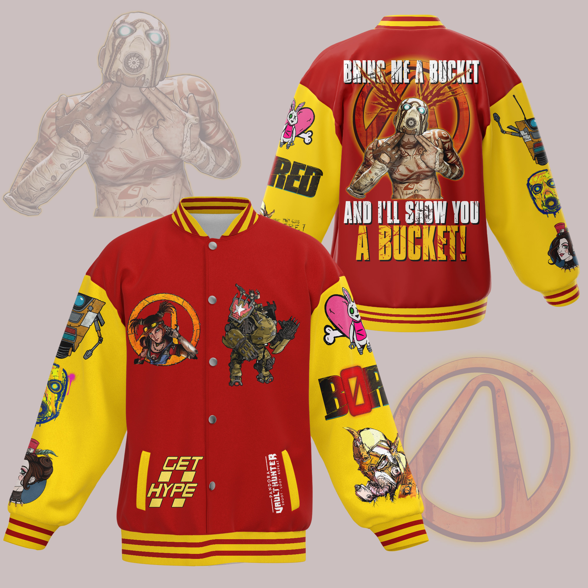 comfimerch borderlands new bomber baseball jacket for fan c3am1