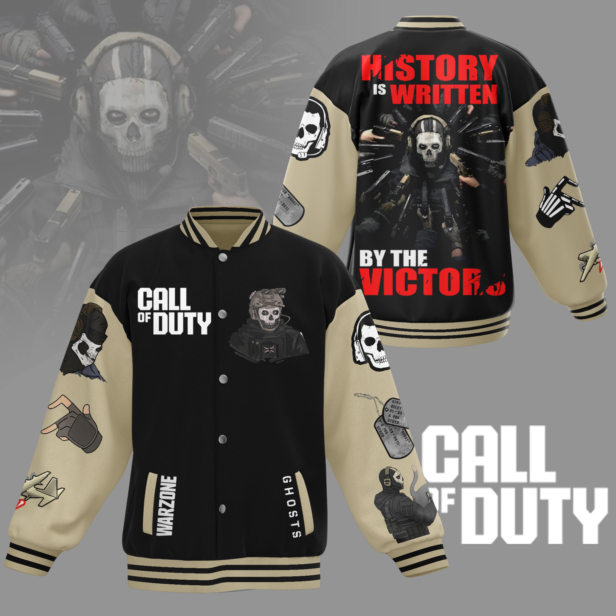 comfimerch call of duty new bomber baseball jacket for fan tkjvd