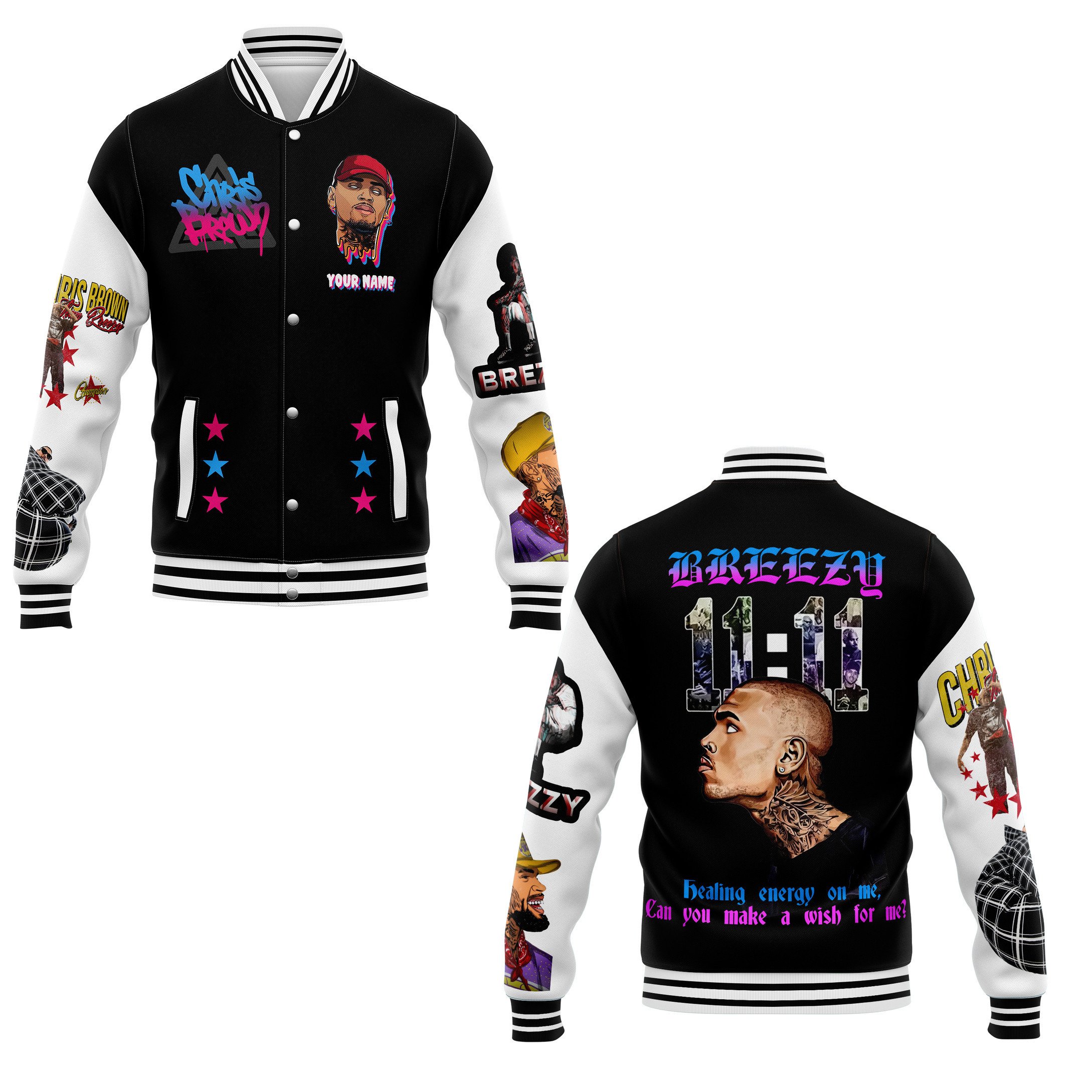 comfimerch chris brown new bomber baseball jacket for fan mw3nz