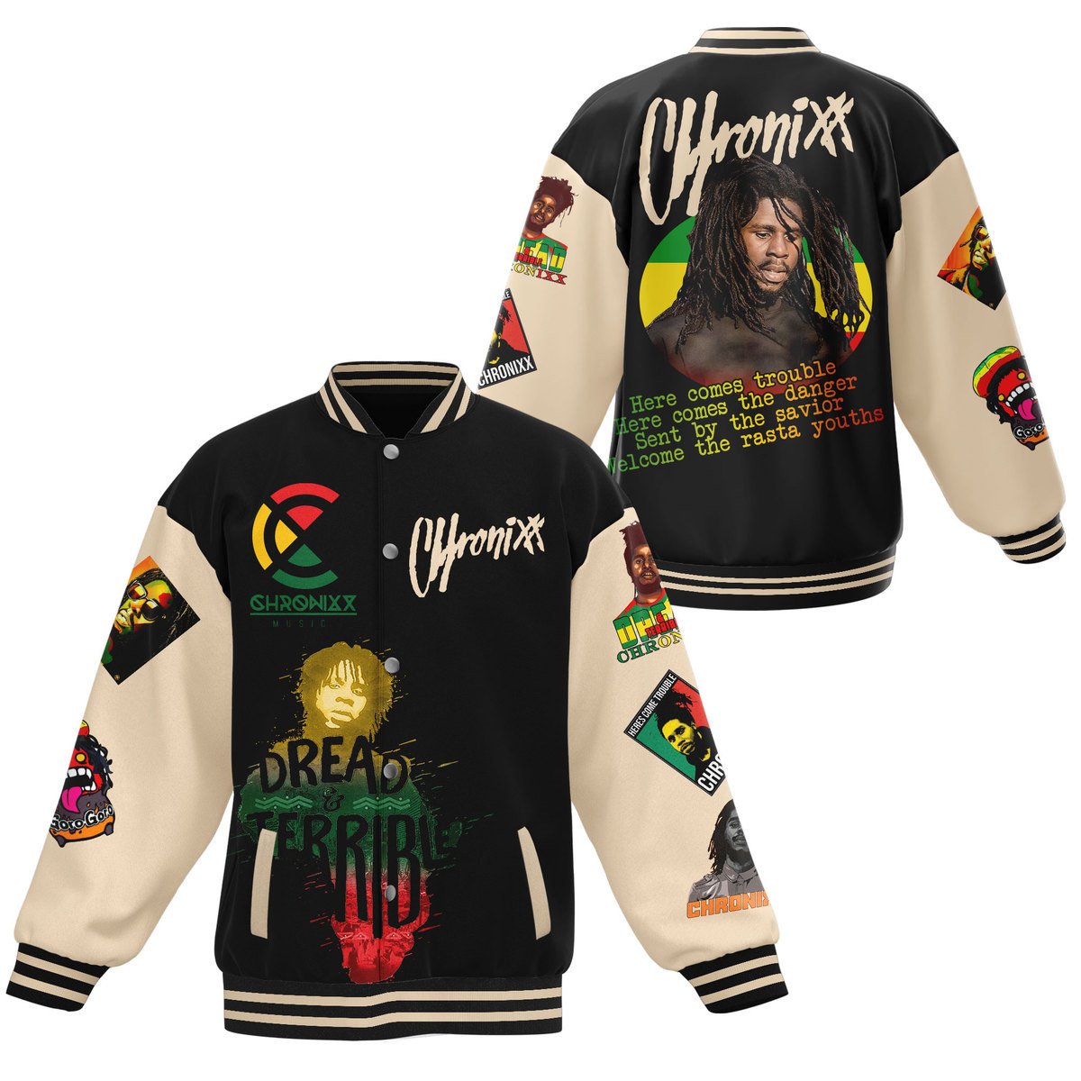 comfimerch chronixx new bomber baseball jacket for fan ugmkw