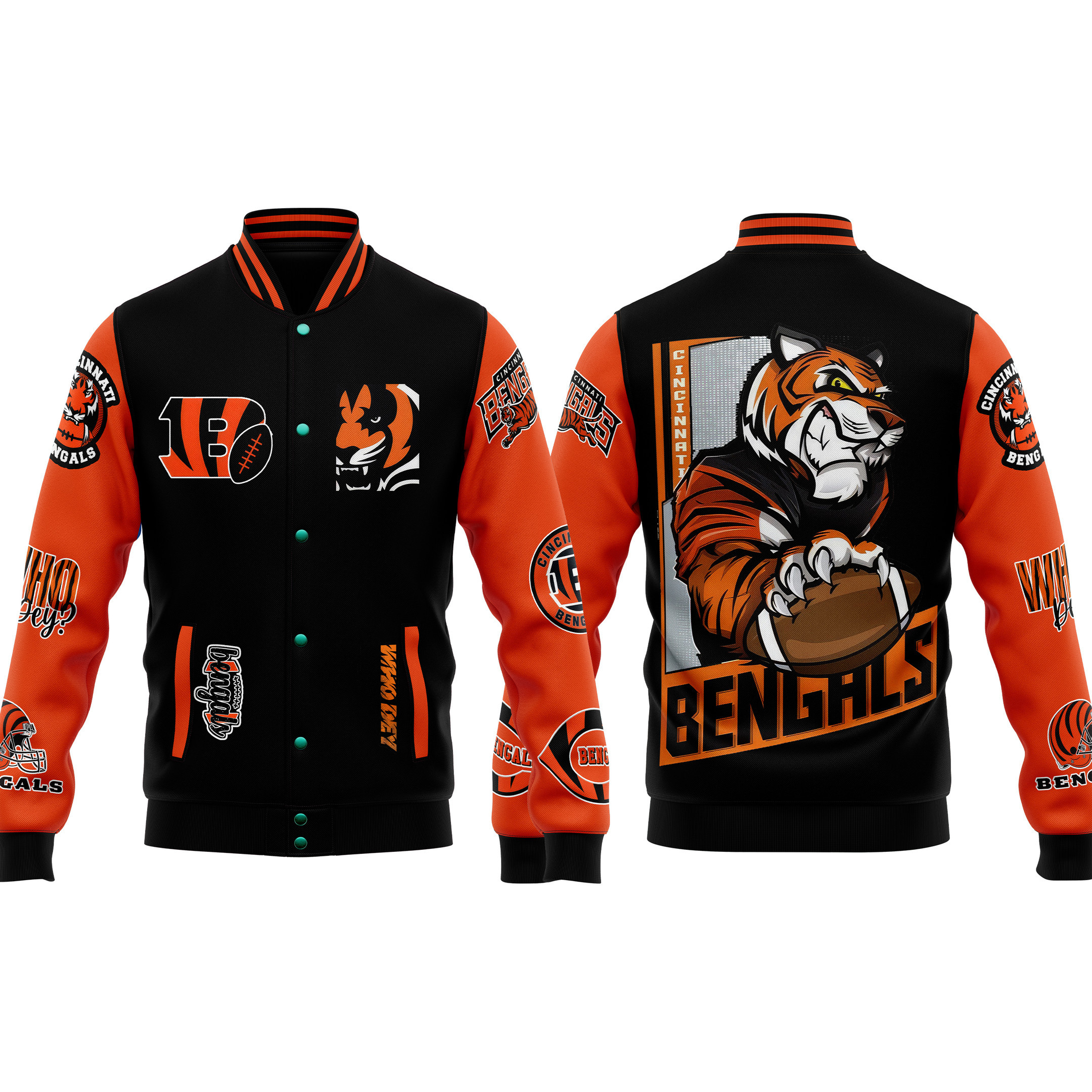 comfimerch cincinnati bengals nfl new bomber baseball jacket for fan rfqbz