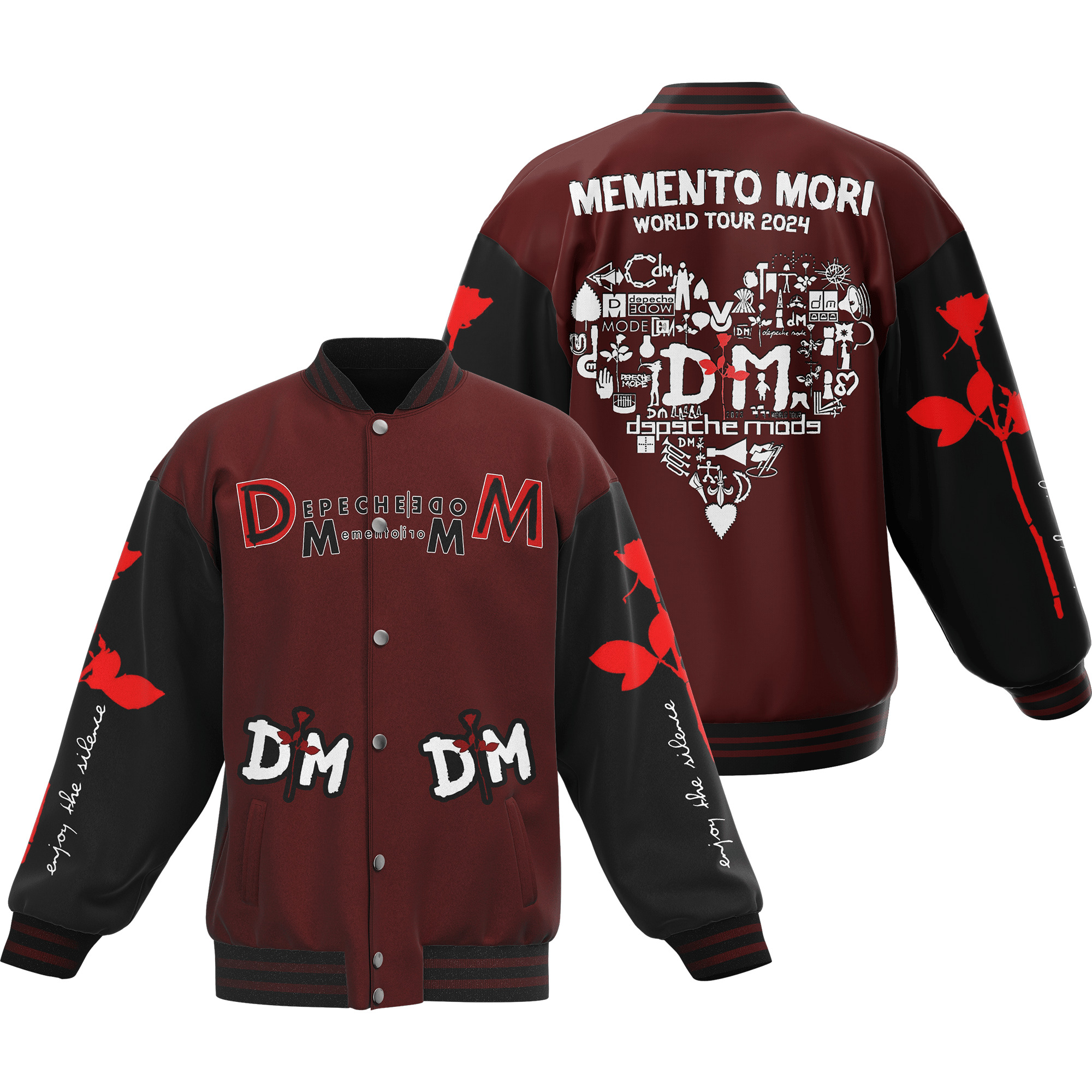 comfimerch depeche mode new bomber baseball jacket for fan g0rkx