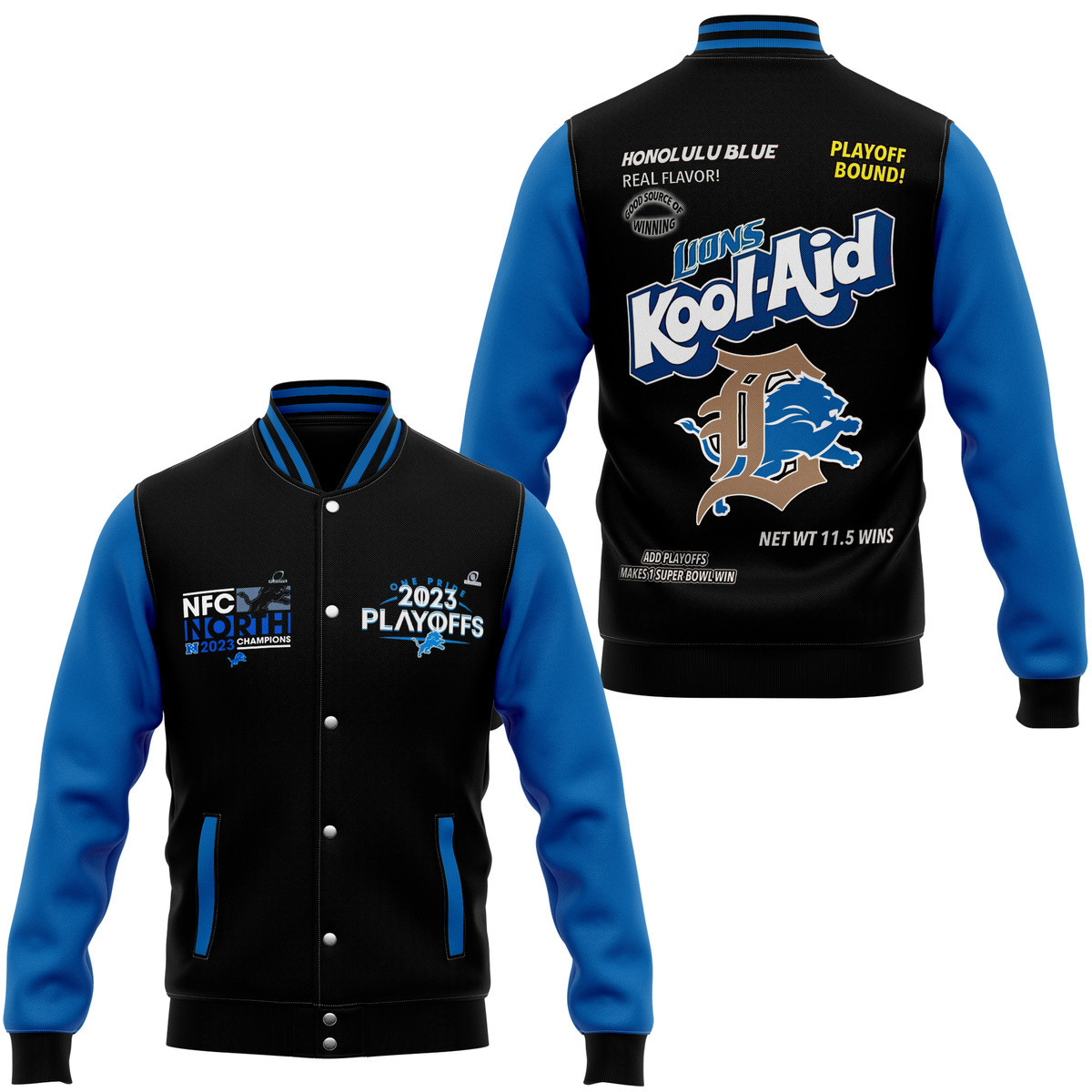 comfimerch detroit lions nfl new bomber baseball jacket for fan km6pi