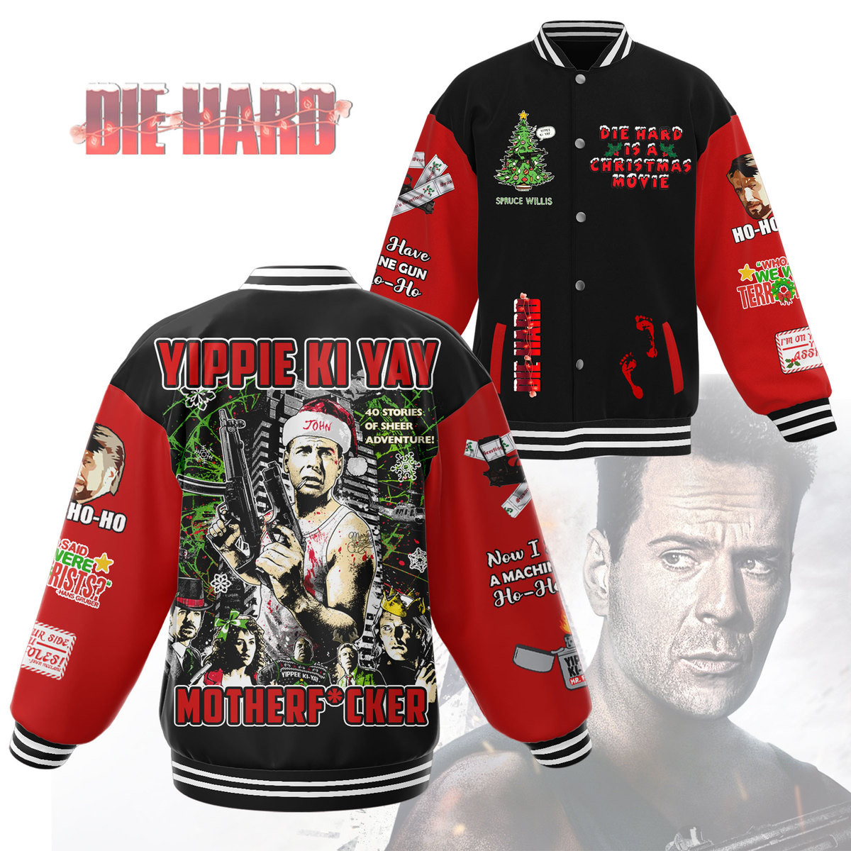 comfimerch die hard new bomber baseball jacket for fan e6jmn