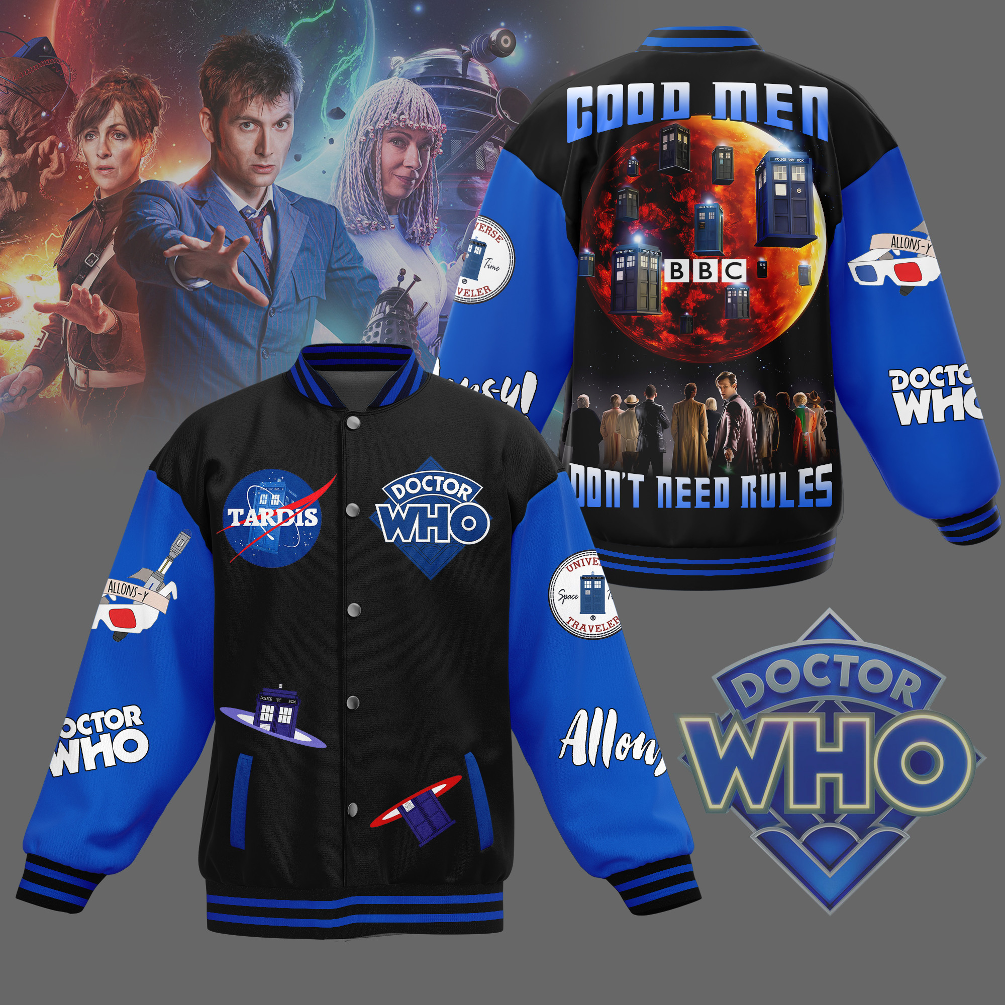 comfimerch doctor who new bomber baseball jacket for fan ix78a