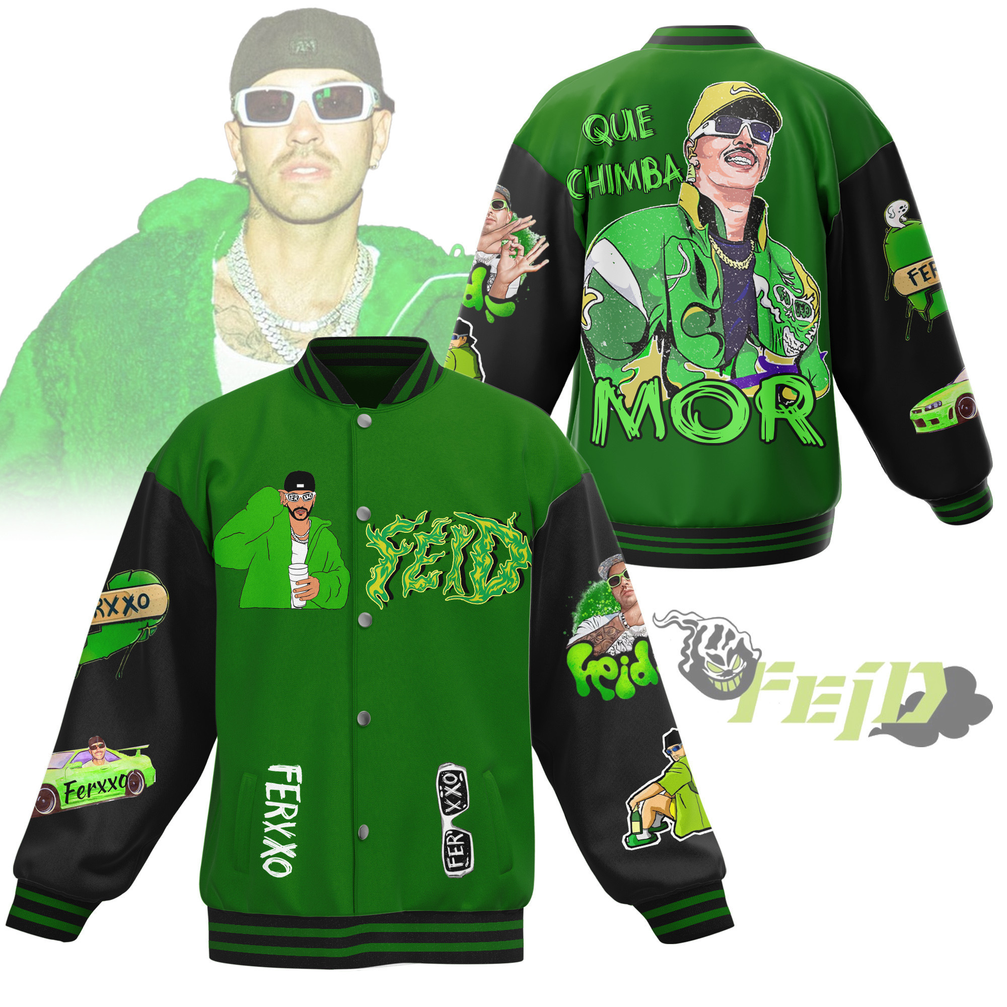 comfimerch feid new bomber baseball jacket for fan lijdi