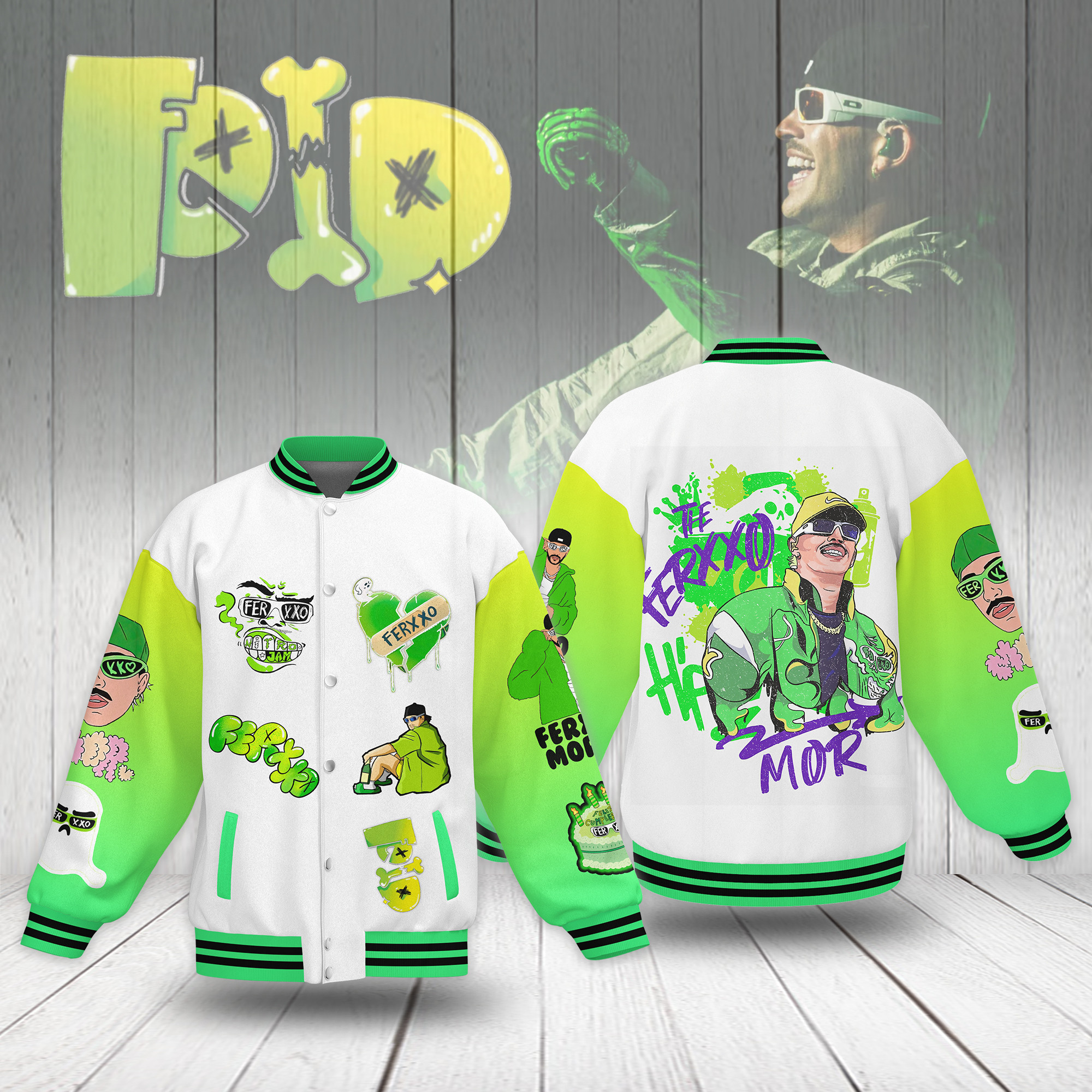 comfimerch feid new bomber baseball jacket for fan txkaw