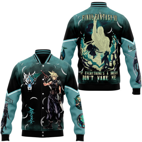 comfimerch final fantasy vii new bomber baseball jacket for fan fg7nb