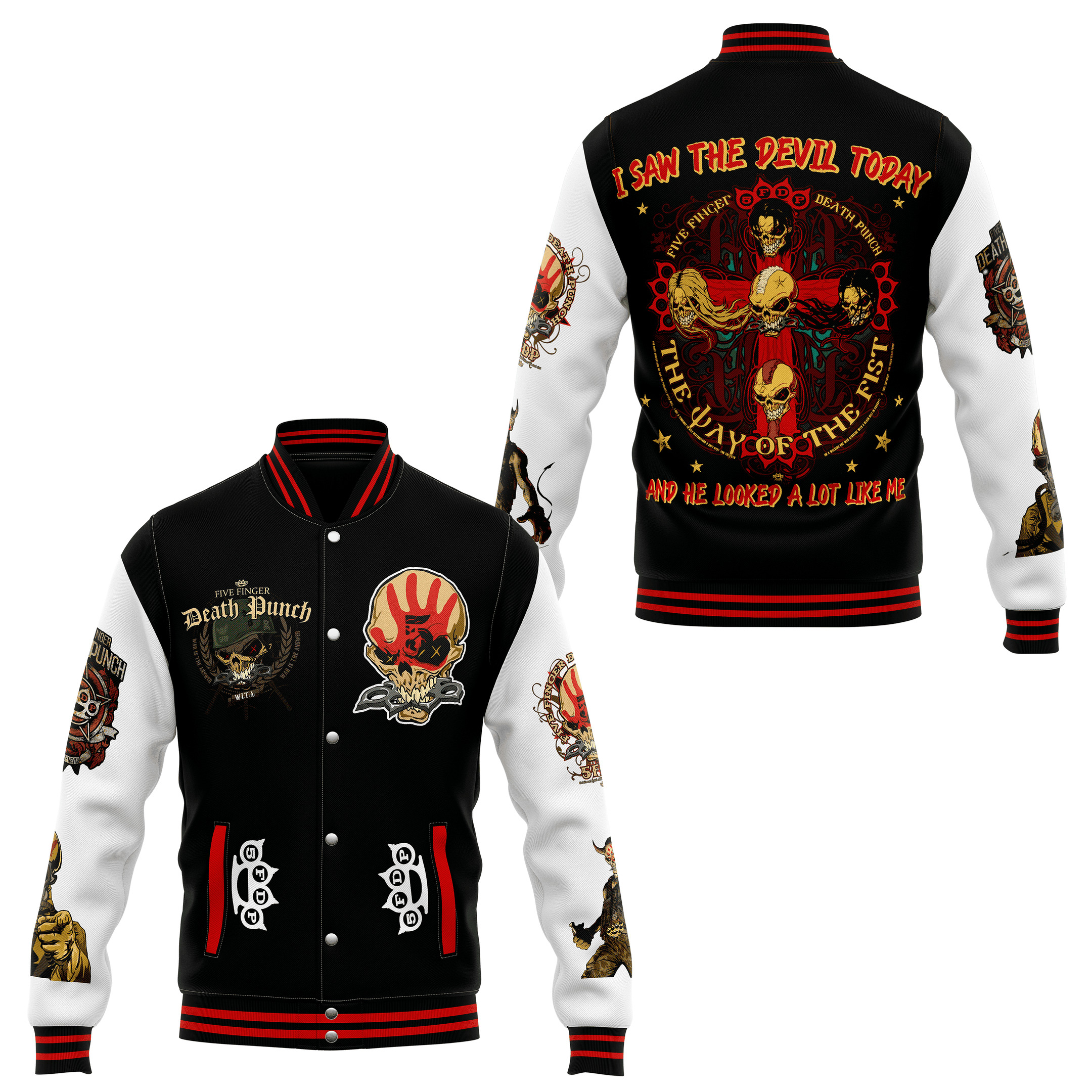 comfimerch five finger death punch new bomber baseball jacket for fan ueoq9