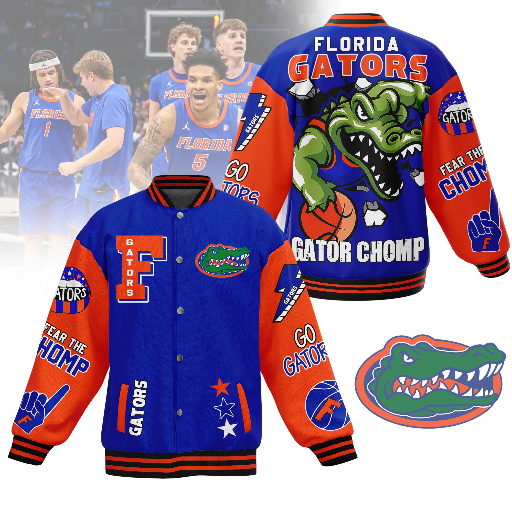 comfimerch florida gators ncaa new bomber baseball jacket for fan uny9r