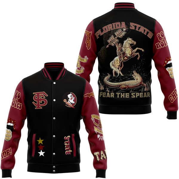 comfimerch florida state ncaa new bomber baseball jacket for fan z2akq