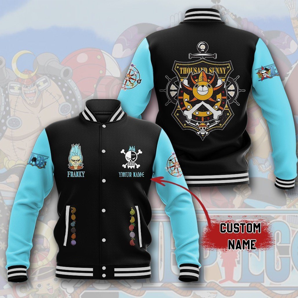 comfimerch franky one piece new bomber baseball jacket for fan wqndi