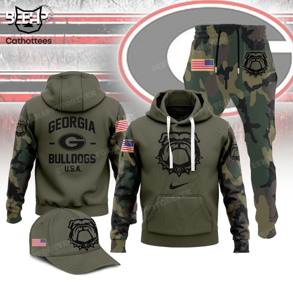 comfimerch georgia bulldogs ncaa personalized combo hoodie and jogger for fans xgfbs