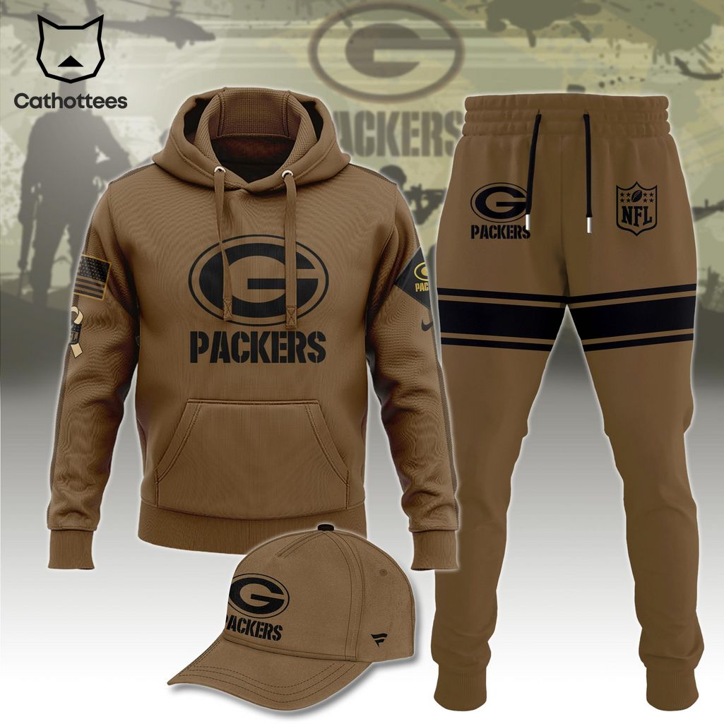 comfimerch green bay packers nfl personalized combo hoodie and jogger for fans xh0us