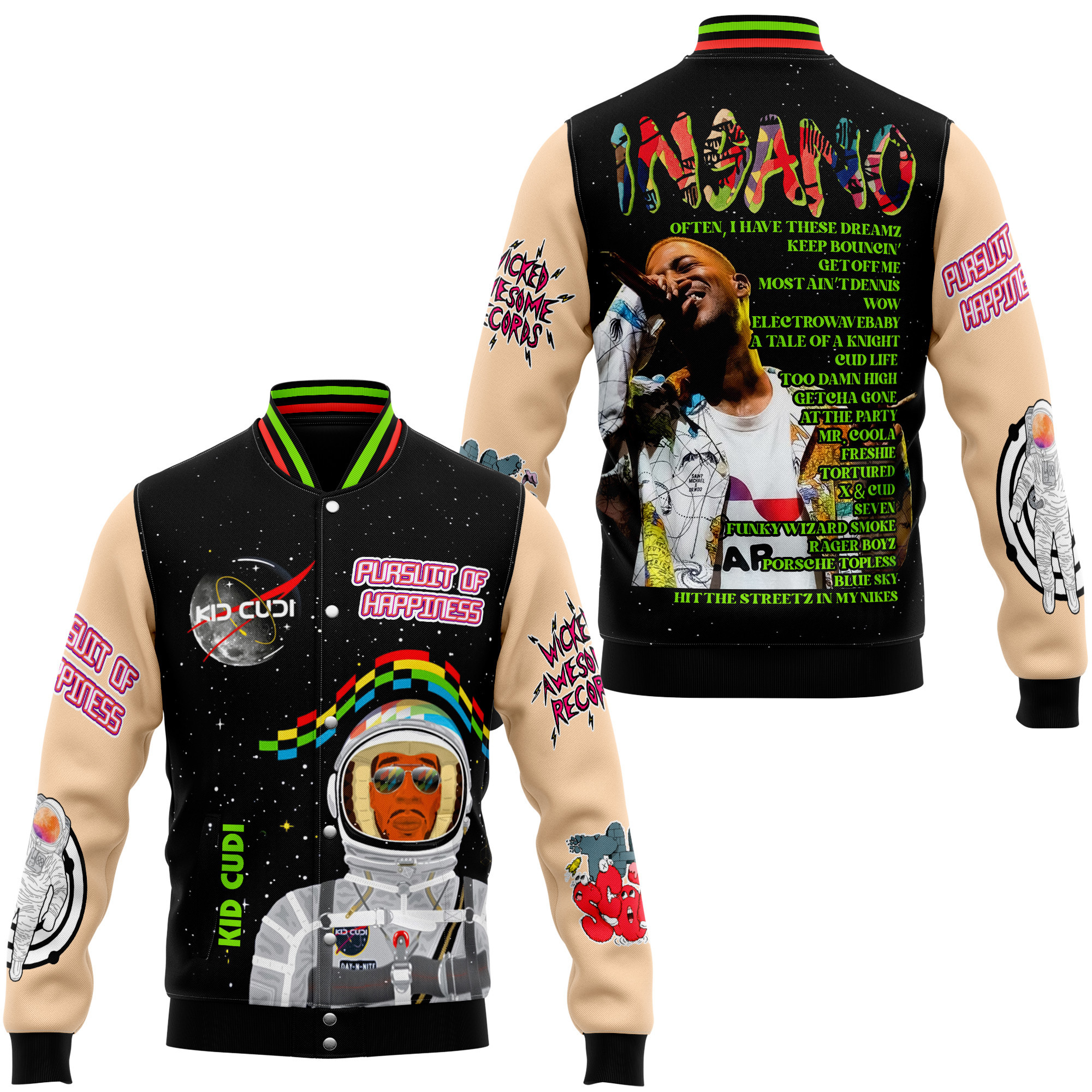 comfimerch insano vibe new bomber baseball jacket for fan zudlh