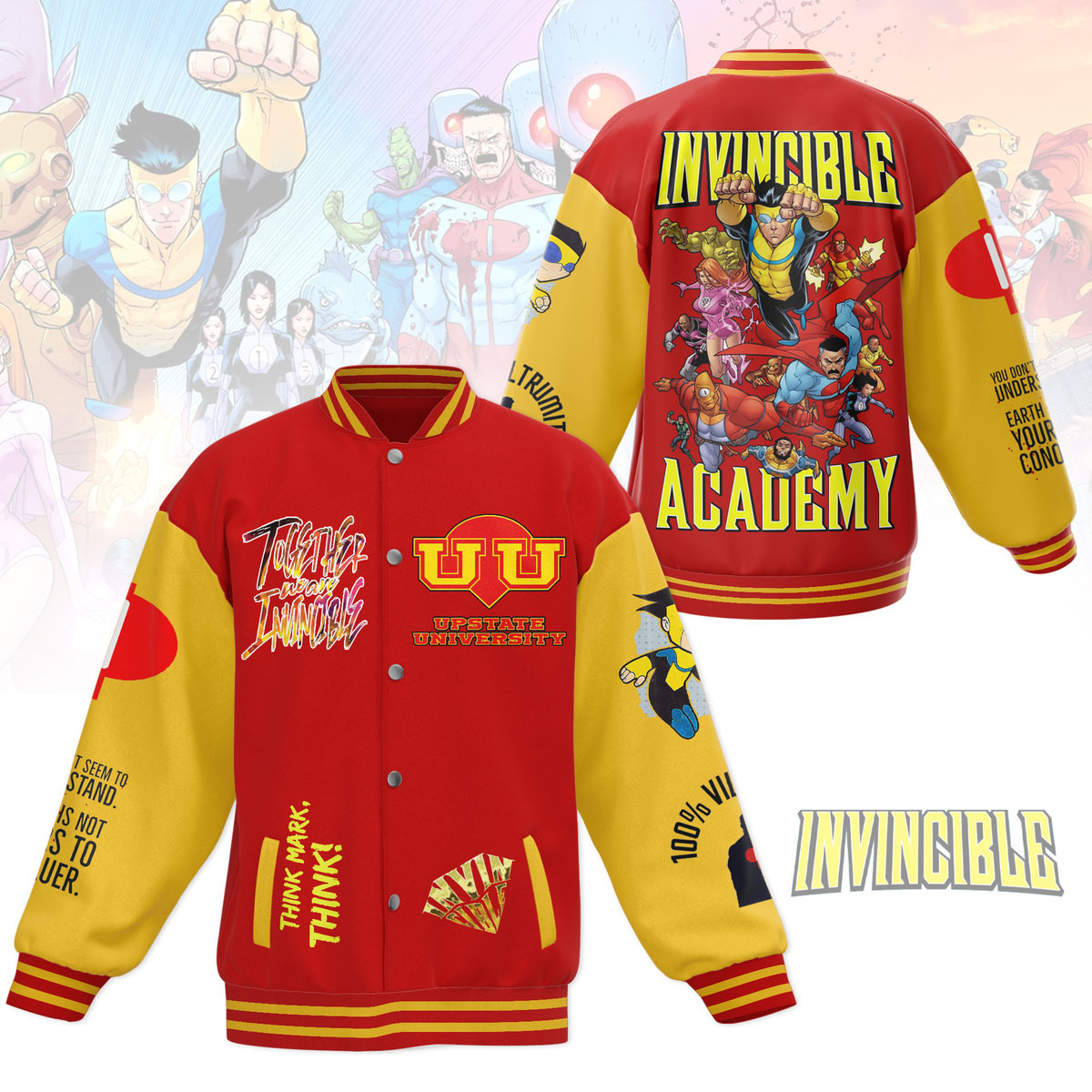 comfimerch invincible new bomber baseball jacket for fan 0i2hq