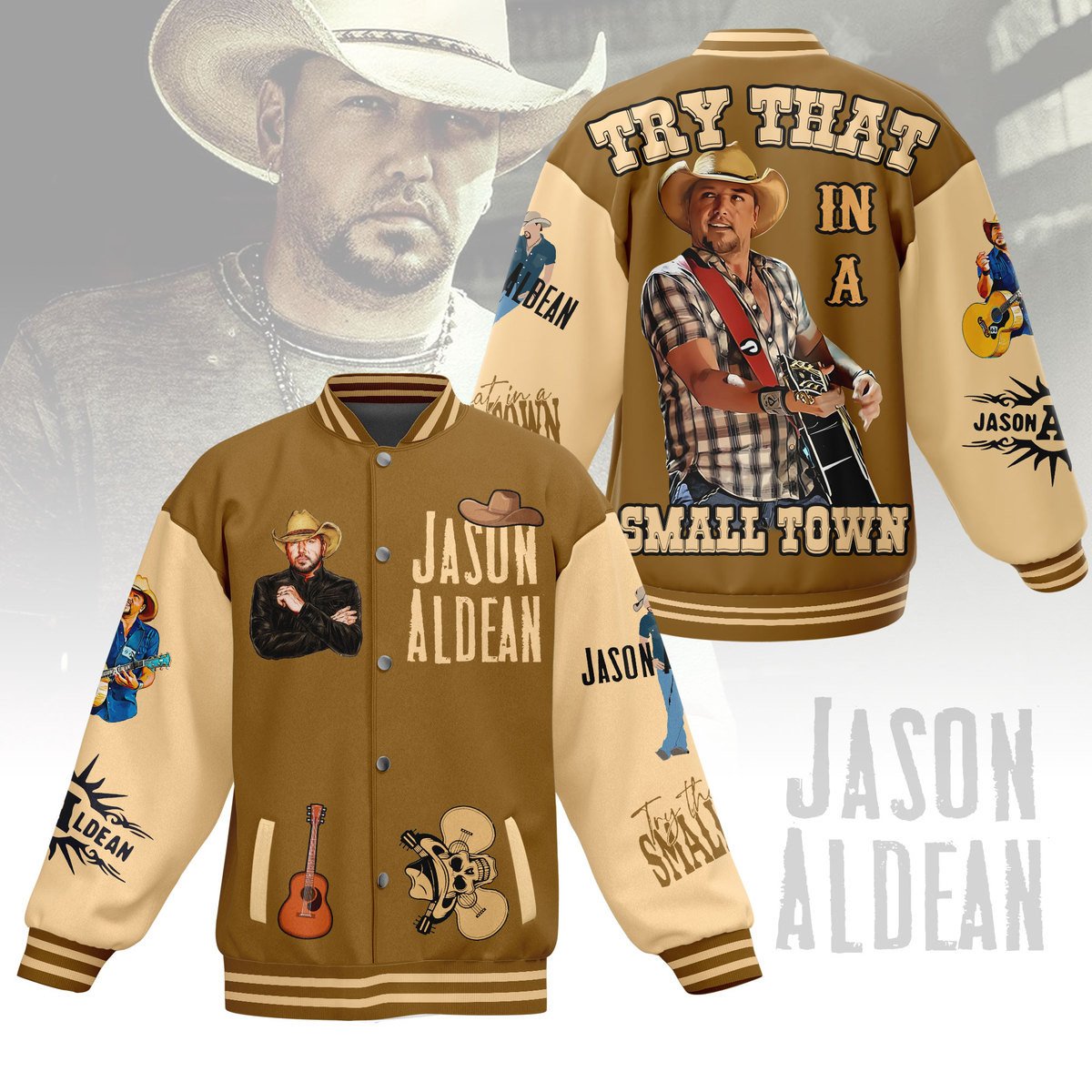 comfimerch jason aldean new bomber baseball jacket for fan a2jh3