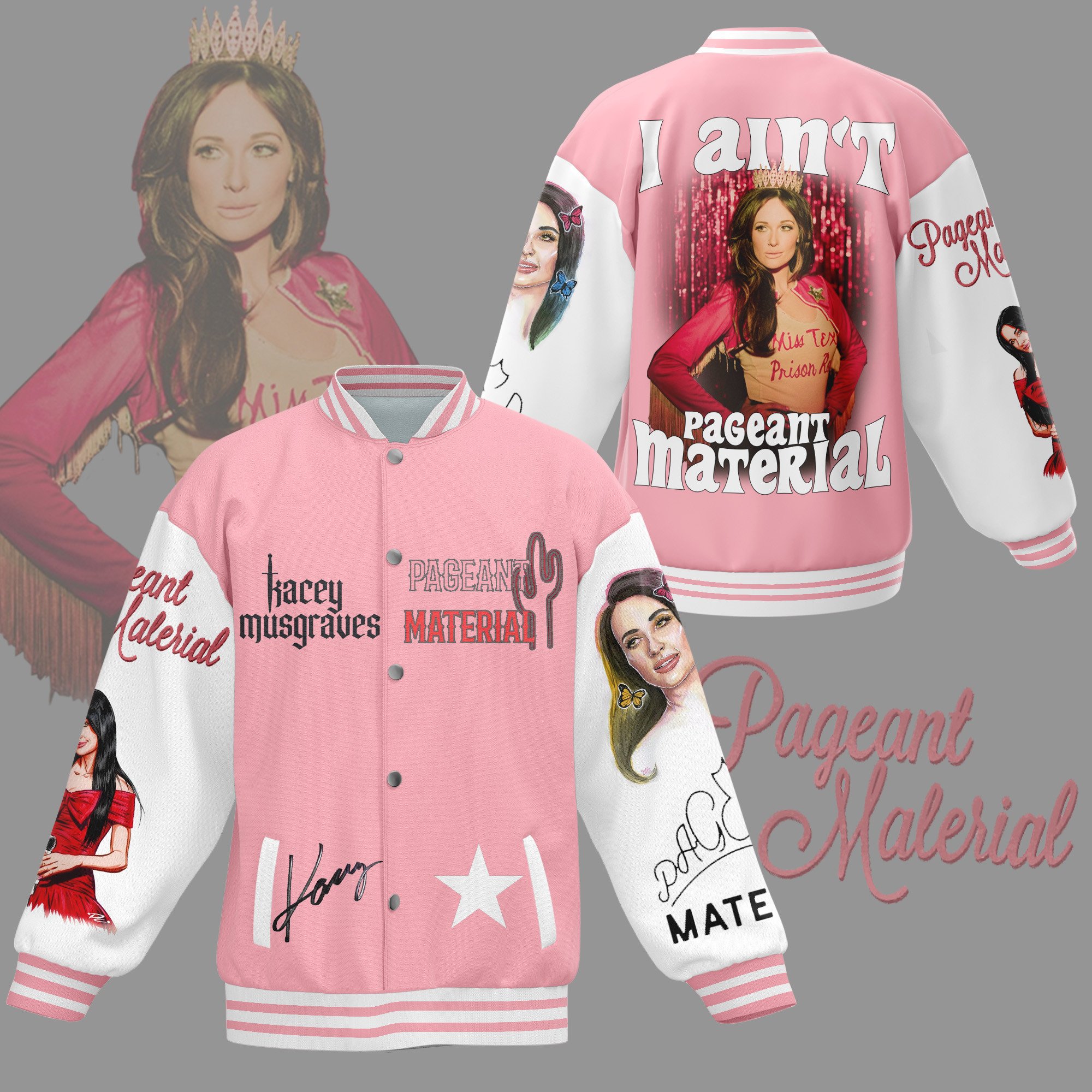 comfimerch kacey musgraves new bomber baseball jacket for fan jsyzu