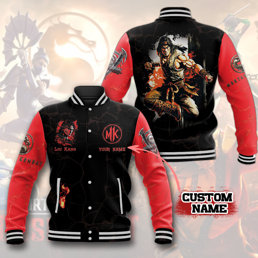 comfimerch liu kang new bomber baseball jacket for fan 14erq