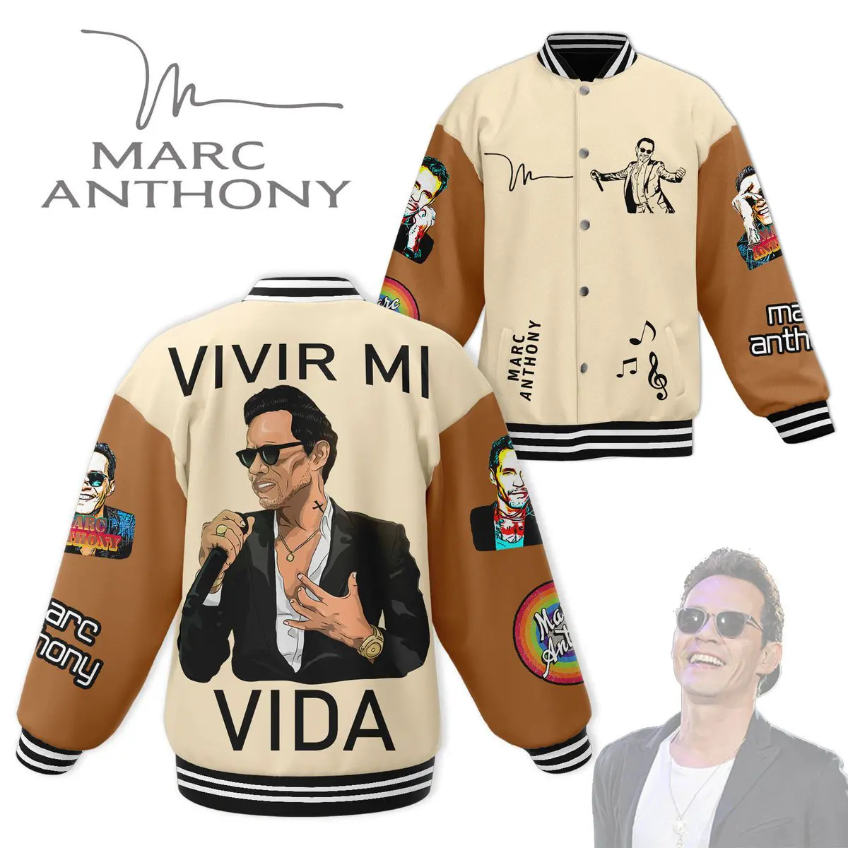 comfimerch marc anthony new bomber baseball jacket for fan k4gi9