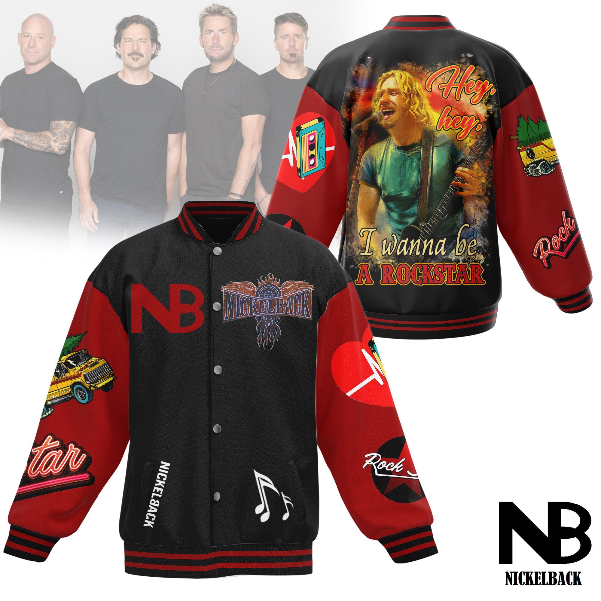 comfimerch nickelback new bomber baseball jacket for fan kihi5