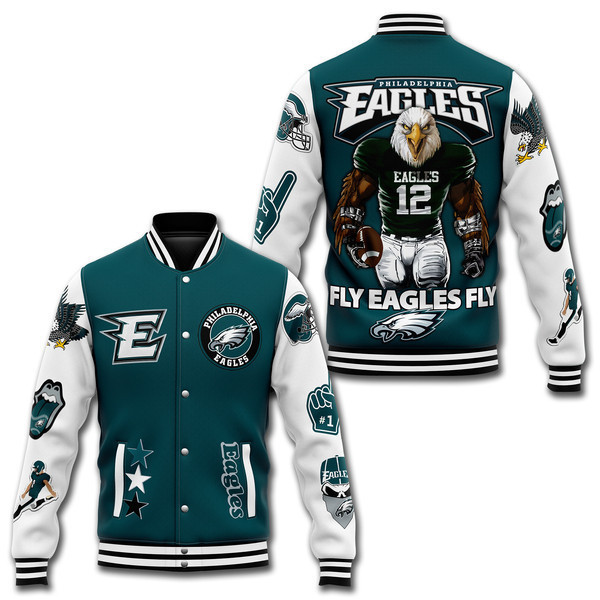 comfimerch philadelphia eagles nfl new bomber baseball jacket for fan laybt