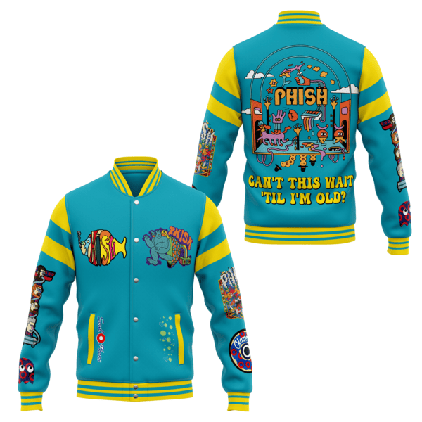 comfimerch phishnew bomber baseball jacket for fan wk5s0